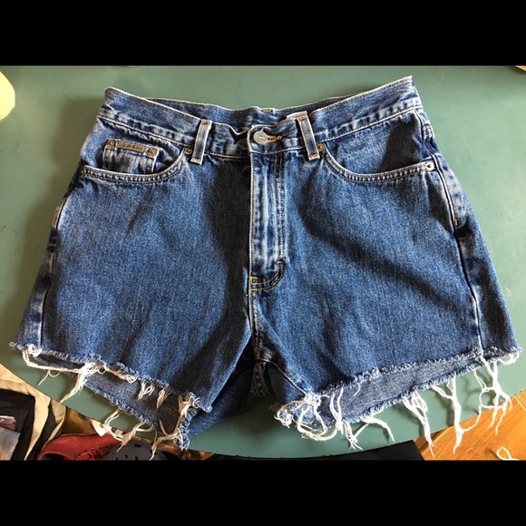calvin klein womens jean shorts